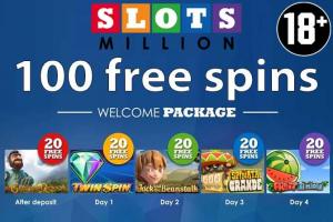 100 free spins casinos