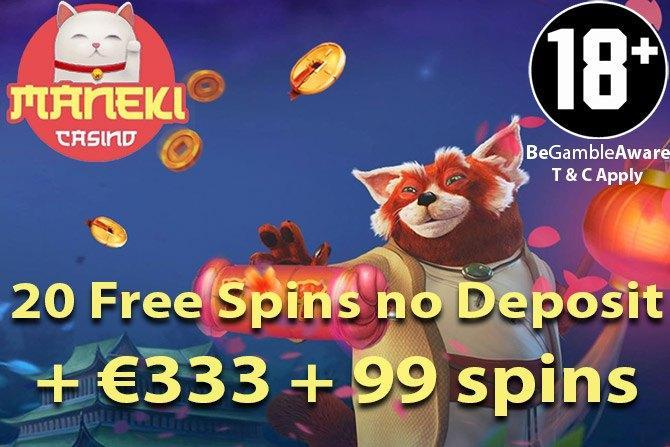 20 free spins register card games
